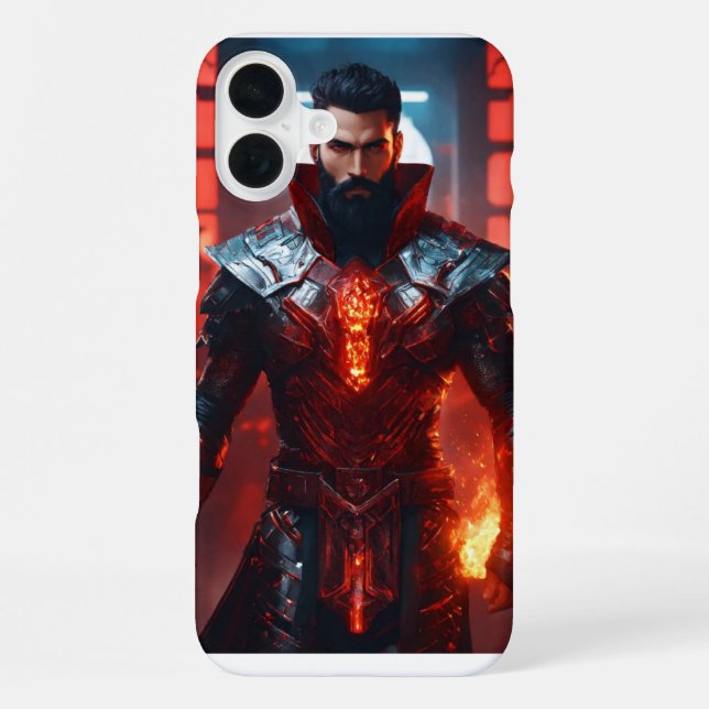 "Superheld des Lichts: iPhone-Hülle" iPhone 16 Plus Hülle (Rückseite)