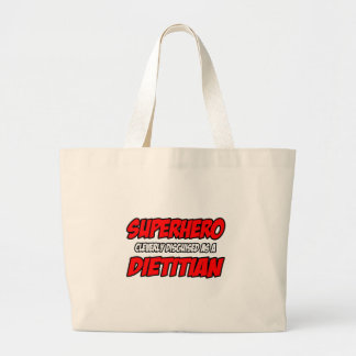 Superheld... Dietitian Jumbo Stoffbeutel