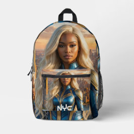 SUPERHELD - NEW YORK BEDRUCKTER RUCKSACK