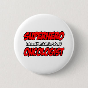 Superheld... Onkologe Button