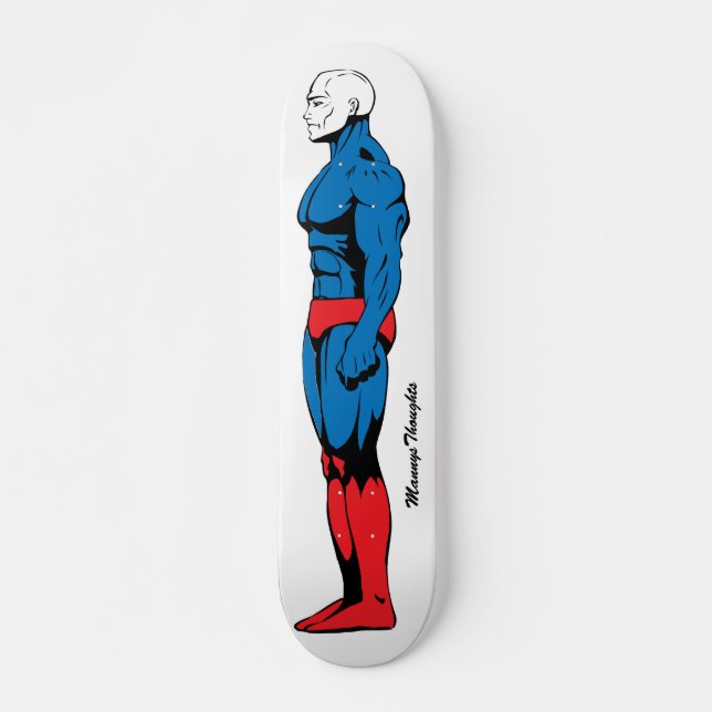 Superheld-Skateboards Skateboard (Vorne)