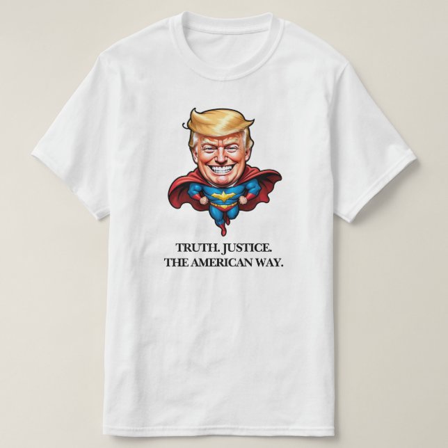 Superheld Trump T-Shirt (Design vorne)