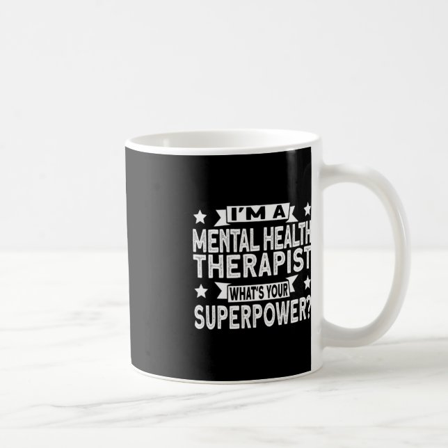 Superheld und Psychologe Kaffeetasse (Rechts)