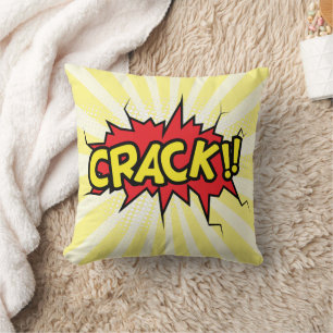 Superhelden-Comic-Book-Crack-Cartoon Kissen