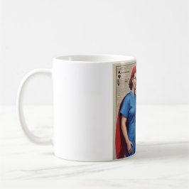 Superhelden in Scrubs: Sippe deinen Power Kaffeetasse
