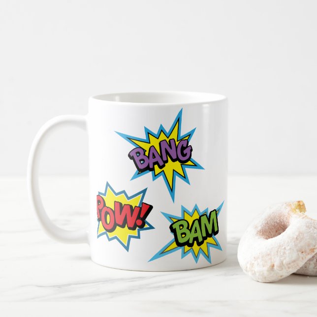 Superhelden Kaffeetasse (Mit Donut)