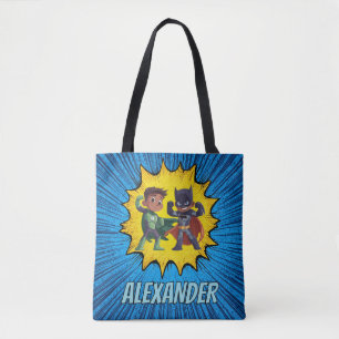 Superhelden-personalisierte Jungen-Tasche mit indi Tasche