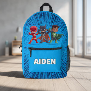 Superhelden-personalisierter Rucksack mit individu