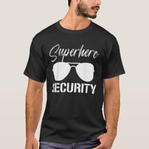 Superhelden-Sicherheits-Eltern-Halloween-Kostüm T-Shirt