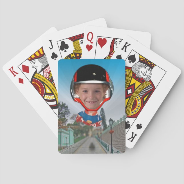 Superhelden-Spielkarten Spielkarten (Rückseite)