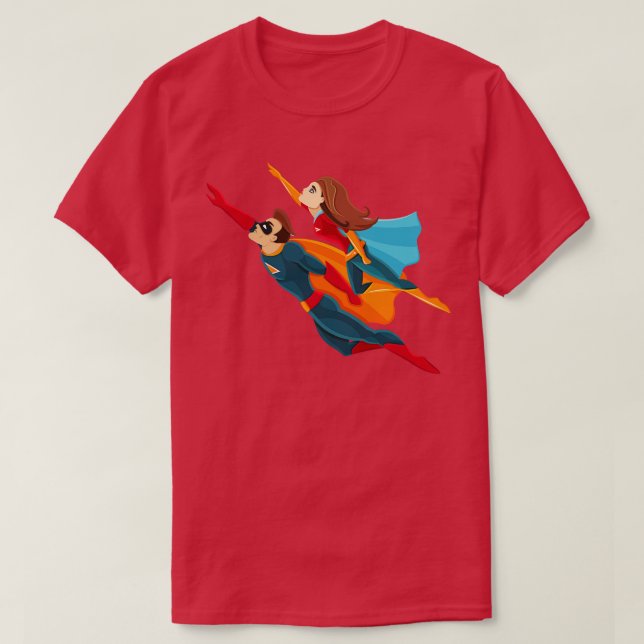 Superhelden T-Shirt (Design vorne)