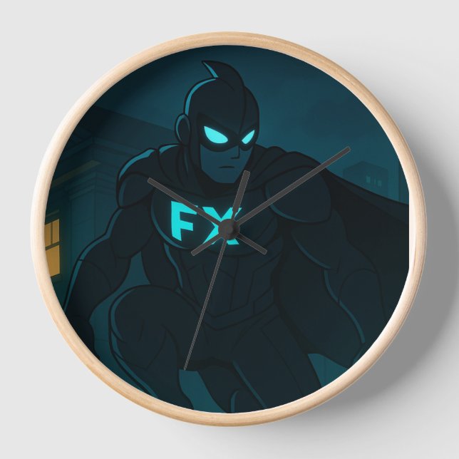 Superheldenuhr Uhr (Vorderseite)