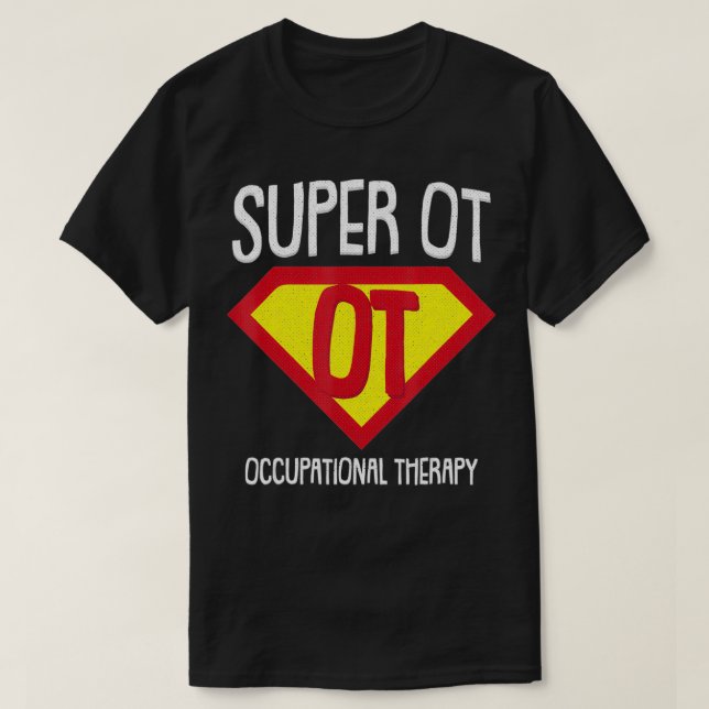 Superheldin Coole OTA Therapeutin T-Shirt (Design vorne)
