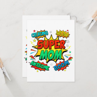 Superheldin Mama für Frauen Einladung