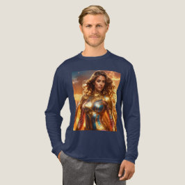 SUPERHELDIN - WEIBLICHER SUPERHELD Tri-Blend SHIRT