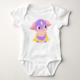 Superheran Pig Baby Sleeper Bodysuit Strampler