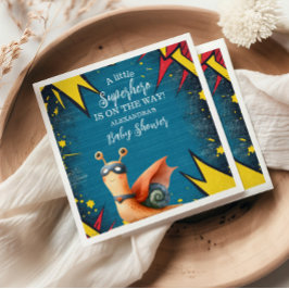 Superhero Animals Boy Baby Dusche Serviette