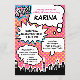 Superhero Baby Dusche Party Einladung