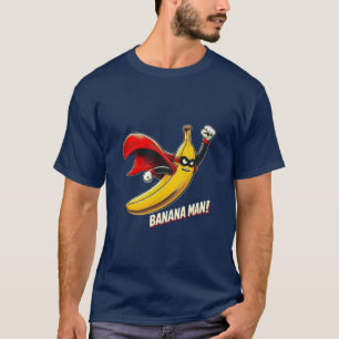 Superhero Banana Man T - Shirt