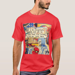 Superhero Basic Colored T - Shirt