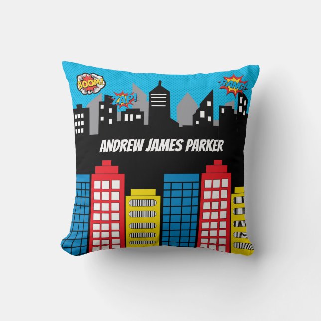 Superhero Birthday Gift Superheroes Nursery Room Kissen (Vorderseite)