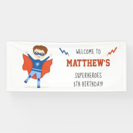 Superhero Boy Banner