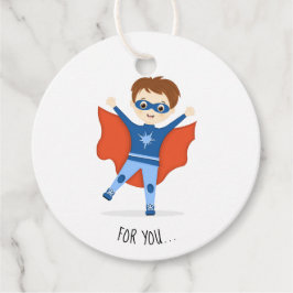 Superhero Boy Geschenkanhänger