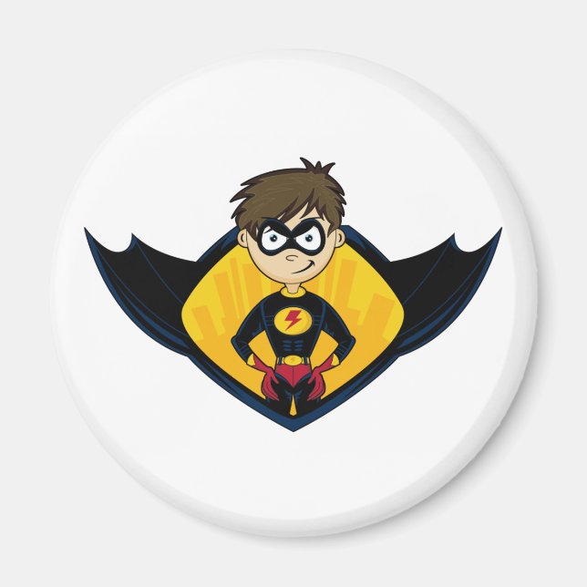 Superhero Boy Magnet (Vorne)