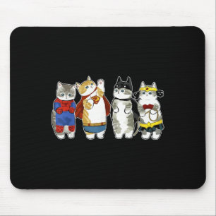 Superhero Cats Kitten Kitty Cats Lover Super Kitte Mousepad