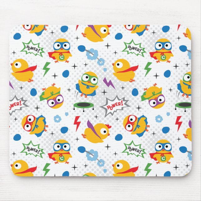 Superhero Chicken Mousepad (Vorne)