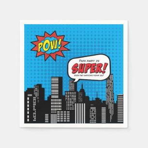 Superhero-Cocktail-Servietten-Spaß Serviette
