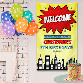 Superhero Comic buchen jedes Alter Geburtstag Will Banner