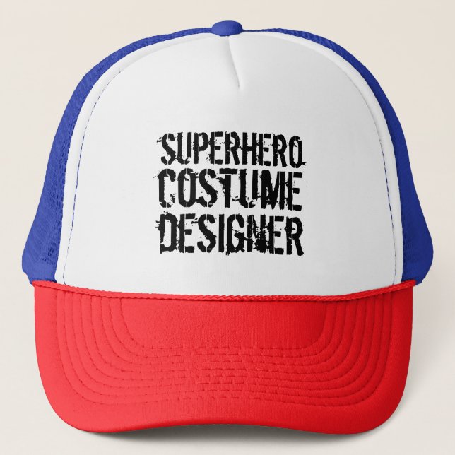 Superhero Costume Designer Truckerkappe (Vorderseite)