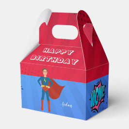 Superhero Custom Foto Geburtstagskuchen Geschenkschachtel
