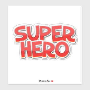 Superhero decal aufkleber