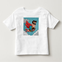 Superhero Father Kleinkind T-shirt