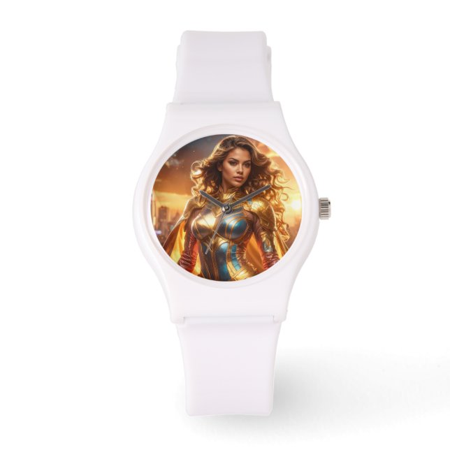 SUPERHERO - FEMALE SUPERHERO ARMBANDUHR (Vorderseite)