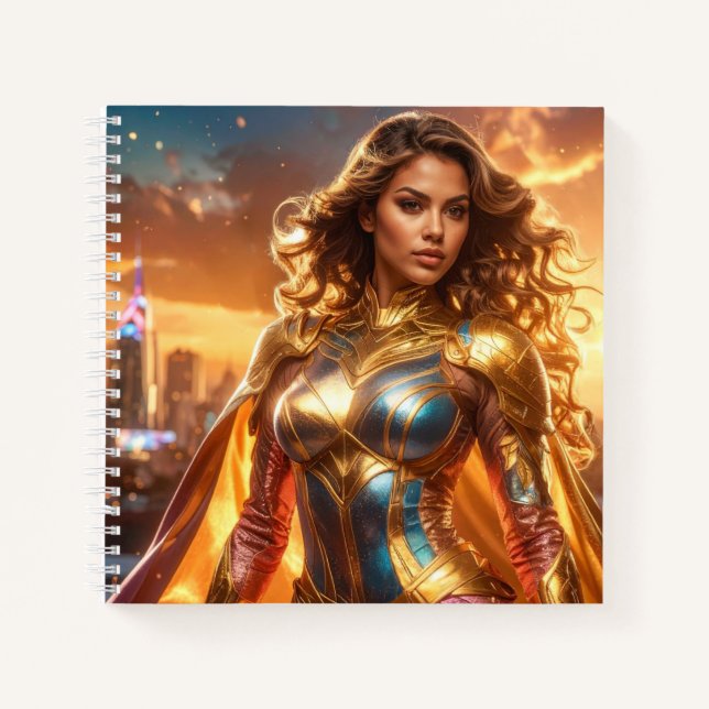 SUPERHERO - FEMALE SUPERHERO NOTIZBUCH (Vorderseite)