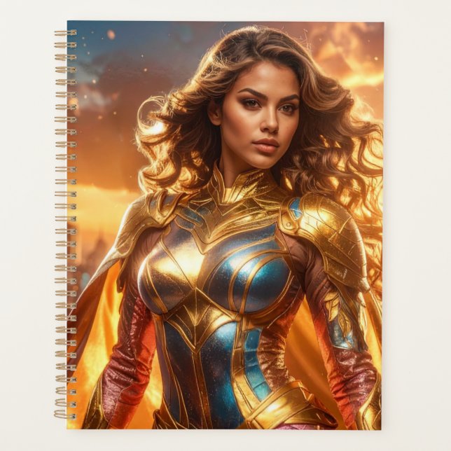SUPERHERO - FEMALE SUPERHERO PLANER (Vorderseite)