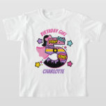 Superhero Fifth Birthday Girl 5th Super Girl T-Shirt<br><div class="desc">Feiern Sie mit diesem besonderen T - Shirt den ersten Geburtstag eines Babys,  ganz besonders und personalisiert</div>