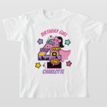 Superhero Fourth Birthday Girl 4th Super Girl T-Shirt<br><div class="desc">Feiern Sie mit diesem besonderen T - Shirt den ersten Geburtstag eines Babys,  ganz besonders und personalisiert</div>