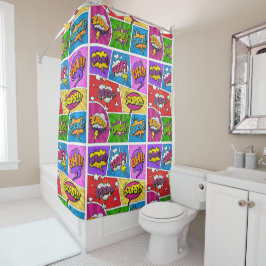 Superhero Gamer Comique livre design rideau de dou