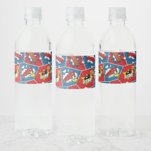 Superhero/Gamer Party Wasserflasche