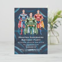 Superhero Geburtstagsparty für Jungen