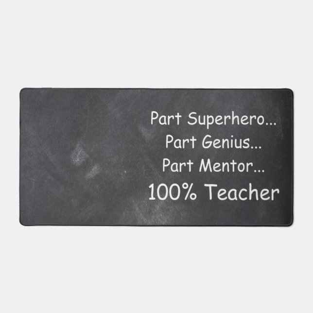 Superhero Genius Mentor Classe d'enseignant Décora (Recto)