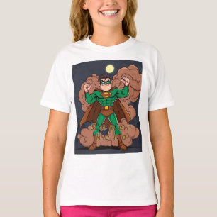 Superhero Girl Kids T - Shirt - "Strong, Brave and
