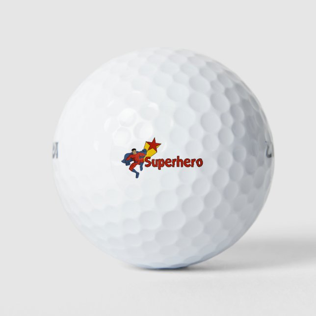 Superhero Golfball (Vorderseite)