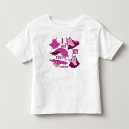 Superhero ILY - ASL Design Kleinkind T-shirt