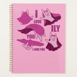 Superhero ILY - ASL Design Planer