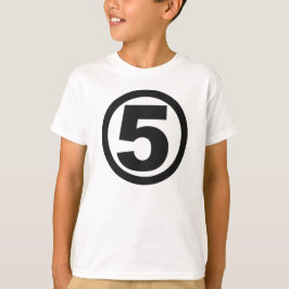 SUPERHERO inspired #5 BIRTHDAY Tee